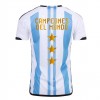 Champions Argentina 3 Star Hjemme VM 2022 - Fodboldtrøjer (S/S)